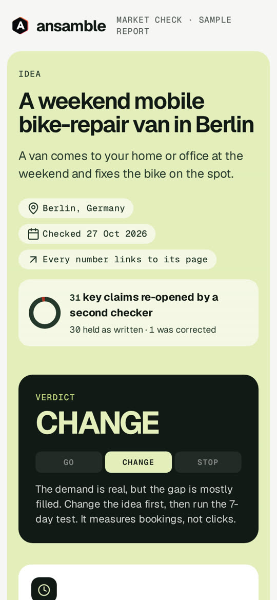 A sample report
